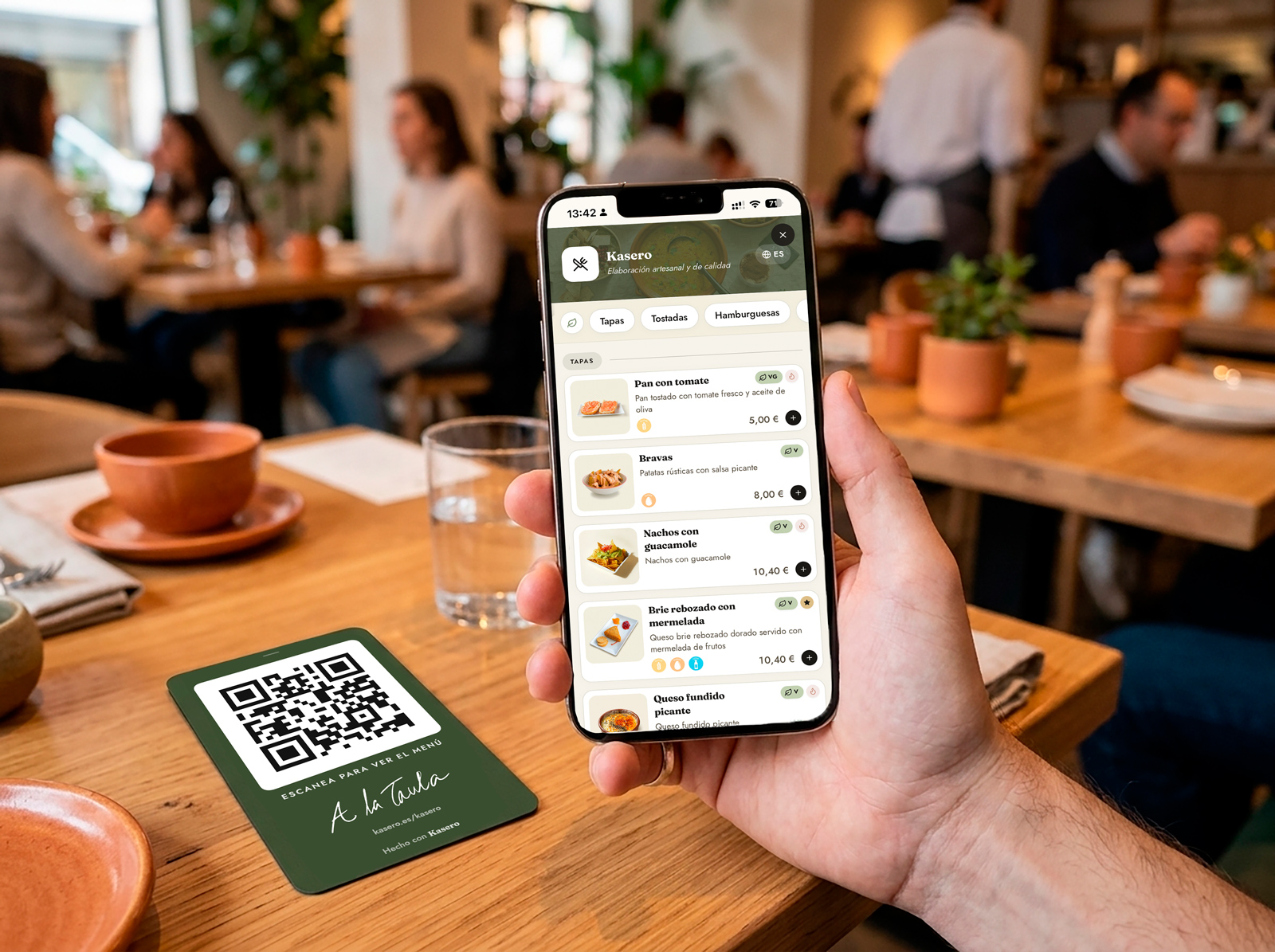 Kasero_carta online para restaurantes y casas de comidas